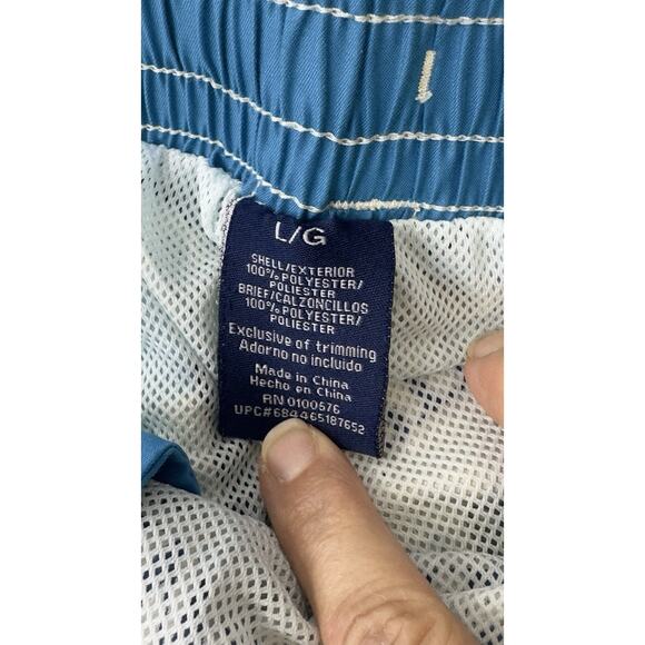 Caribbean Joe L Board Shorts Swim Trunks Lined Vintage Cars Miami Bahamas Floral - Picture 8 of 13